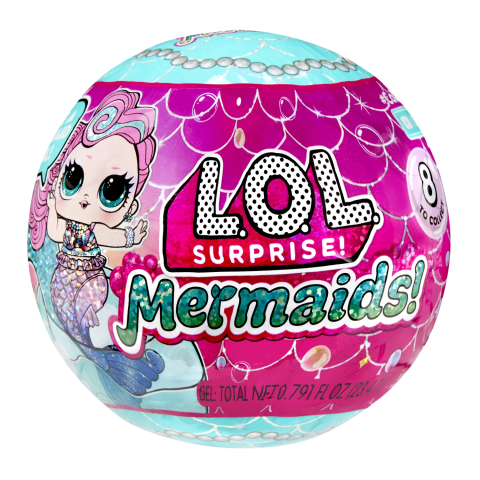 Lėlė LOL MERMAID TOTS, 510604, SS25
