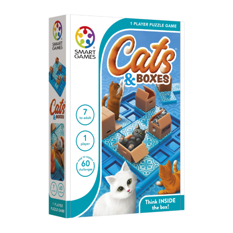 Dėlionė BRAIN GAMES CATS & BOXES