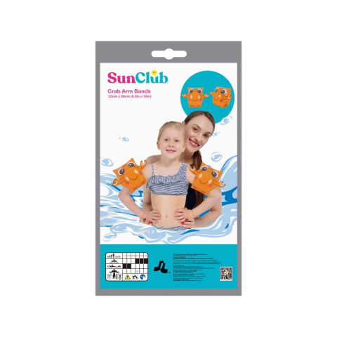 Plaukimo apyrankės SUN CLUB, krab., SB25