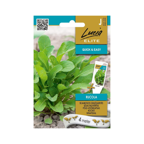 Sėklos LUC. EL.Gražgarstės sėjam. Rucola