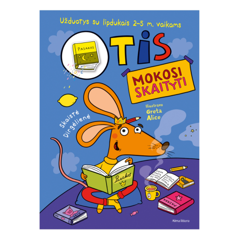 Knyga OTIS MOKOSI SKAITYTI. UŽDUOTYS SU LIPD.