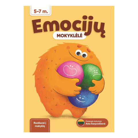 Knyga EMOCIJŲ MOKYKLĖLĖ