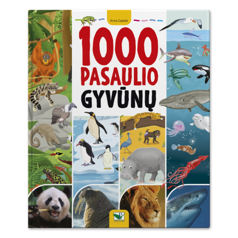 Knyga 1000 PASAULIO GYVŪNŲ