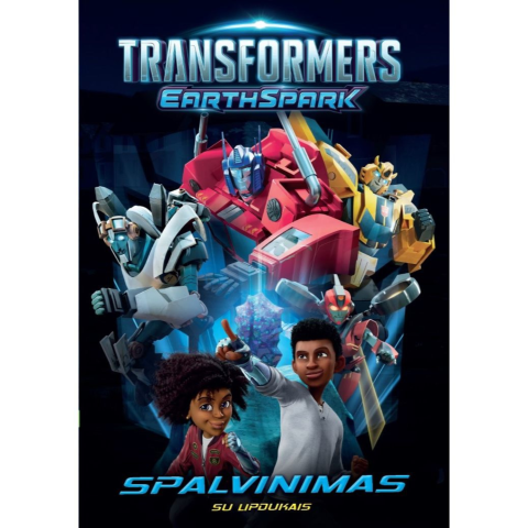Spalv. kn. TRANSFORMERIAI. SU LIPDUKAIS