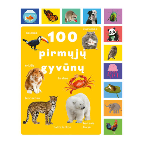 Knyga 100 PIRMŲJŲ GYVŪNŲ