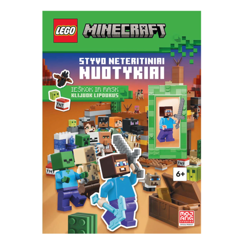 Knyga LEGO MINECRAFT . STYVO NETERIT. NUOTYK.