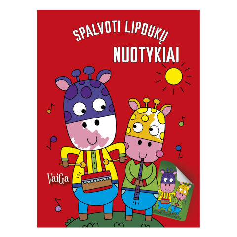 Knyga SPALVOTI LIPDUKŲ NUOTYKIAI. ŽIRAFA