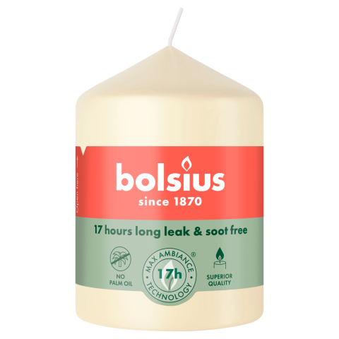 Žvakė BOLSIUS, dramblio kaulo spalvos 80/58mm