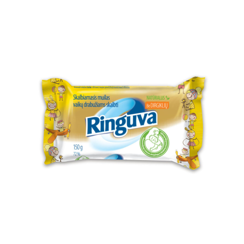 Vaikiškas muilas skalbimui RINGUVA, 150g