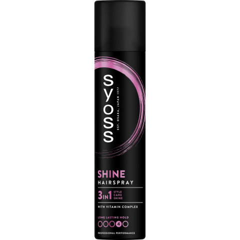 Plaukų lakas SYOSS SHINE HOLD, 300 ml