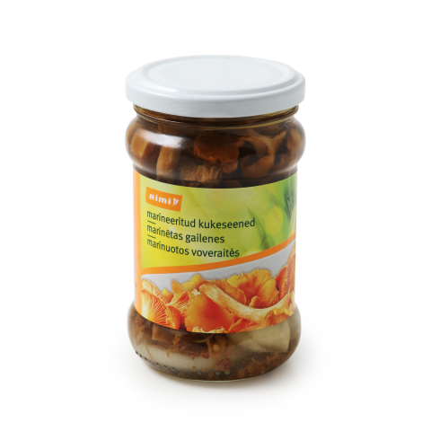 Marinuotos voveraitės RIMI, 280 g / 120 g