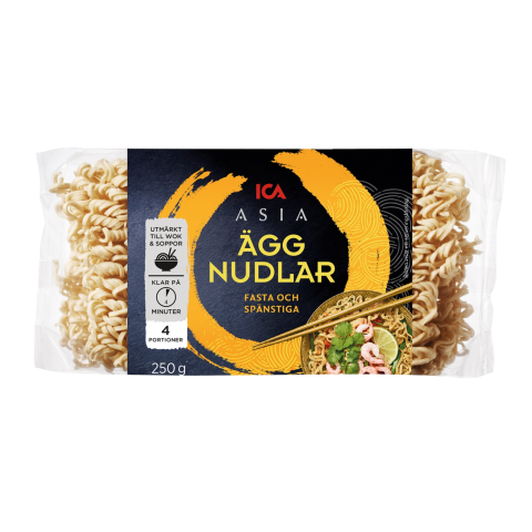 Kiaušininiai makaronai NOODLES ICA, 250 g