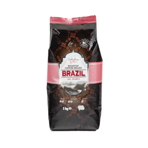 Kavos pupelės SELECTION BRAZIL, 1 kg