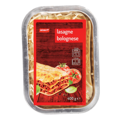 Lazanija su bolonijos padažu RIMI 400g