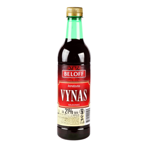 Aromatiz.vynas BELOFF raudonas 21%,0,5 l