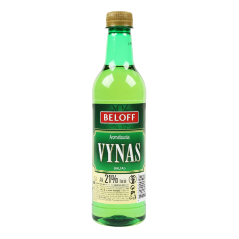 Aromatiz.vynas BELOFF baltasis 21%,0,5 l