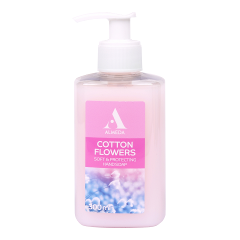 Skystas rankų muilas ALMEDA COTTON, 300 ml