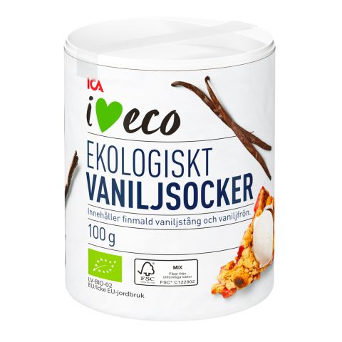 Vanilinis cukrus I LOVE ECO, 100 g