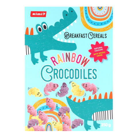 Sausi pusryč. RIMI RAINBOW CROCODILES, 350 g