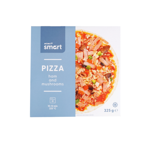 Pica Rimi Smart ar šķiņķi un sēnēm 325g