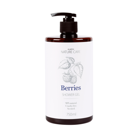 Dušo želė ALMEDA NATURE CARE BERRIES, 750 ml