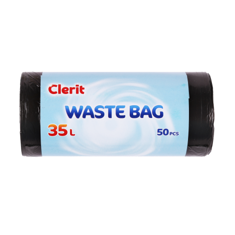 Šiukšlių maišai CLERIT, 35 l, 50 vnt.