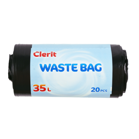 Šiukšlių maišai CLERIT, 35 l, 20 vnt.