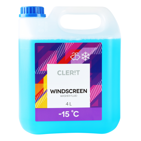 Langų plovimo skystis CLERIT -15C, 4 l