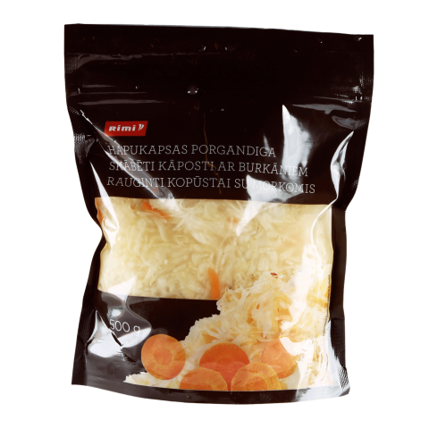 Rauginti kopūstai su morkomis RIMI, 500g