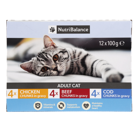 Kač. ėdalas su višt. menk. NUTRIBALANCE, 100g