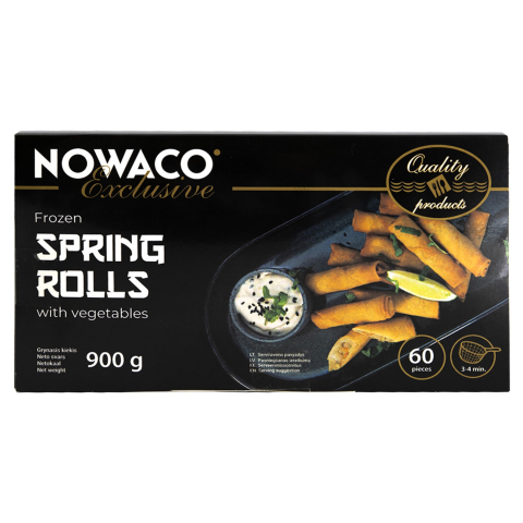 Daržovės tešloje EPIC SPRING ROLLS, 900g