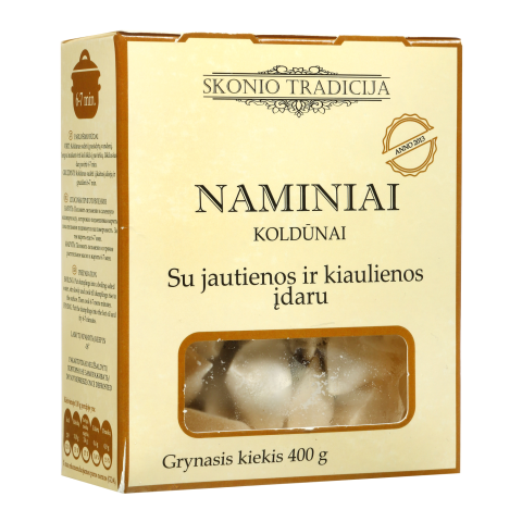 Koldūnai su jaut.,kiaul.SKONIO TRADICIJA,400g