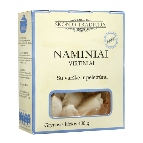 NAMINIAI virtiniai su varške, peletrūnu, 400g