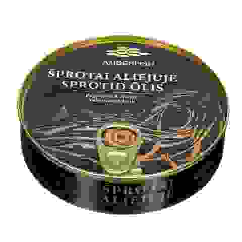 Šprotai aliejuje AMBERFISH, 160 g