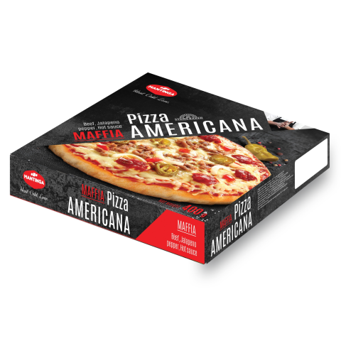 Šaldyta pica MANTINGA AMERICANA MAFIA, 400 g