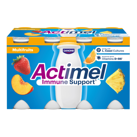 Vaisinis jogurto gėrimas ACTIMEL, 8 x 100 g