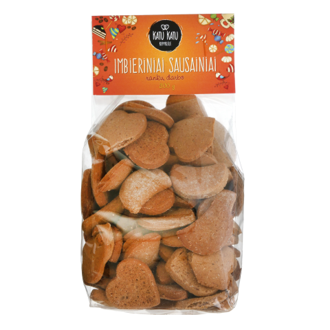 IMBIERINIAI sausainiai KATU KATU, 250 g