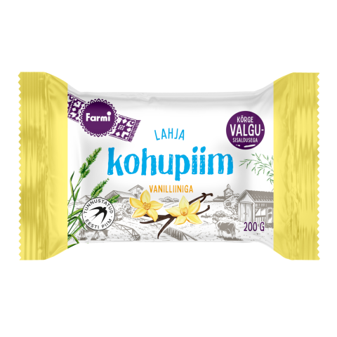 Lahja kohupiim vanilliiniga Farmi 200g