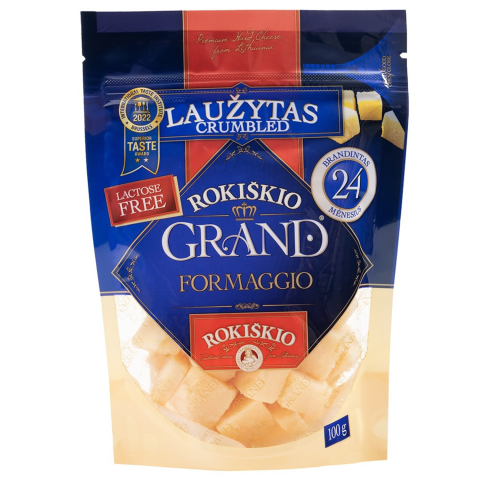 Kietasis sūris ROKIŠKIO GRAND, 100g