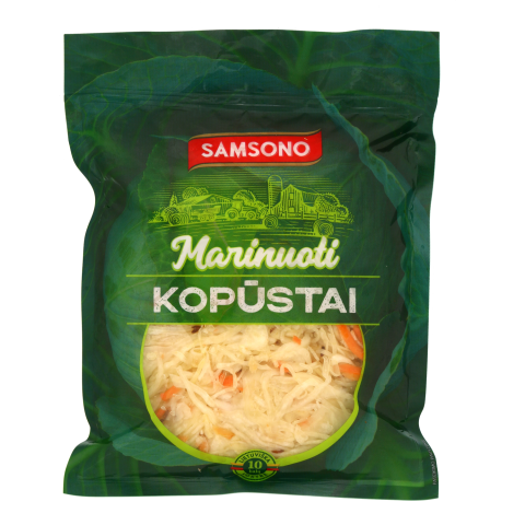 Marinuoti kopūstai SAMSONAS, 500 g