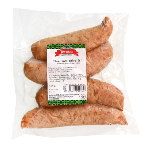 Karštai rūkytos ŠVENTINĖS dešrelės, a.r., 1kg