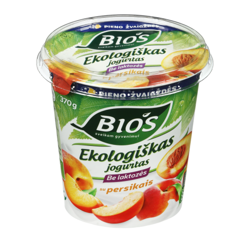 Ek. jogurtas be lakt. su pers. BIOS,3,1%,370g