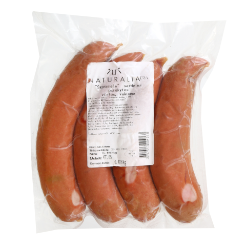 Karštai rūkytos jautienos sardelės, a.r., 1kg