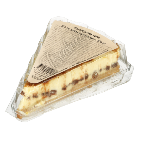 Maskarponės sūrio tortas su karamele, 300 g