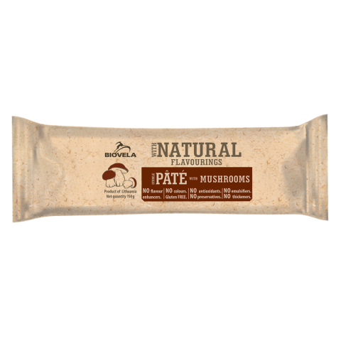 Sterilizuotas paštetas NATURAL, a.r., 150 g