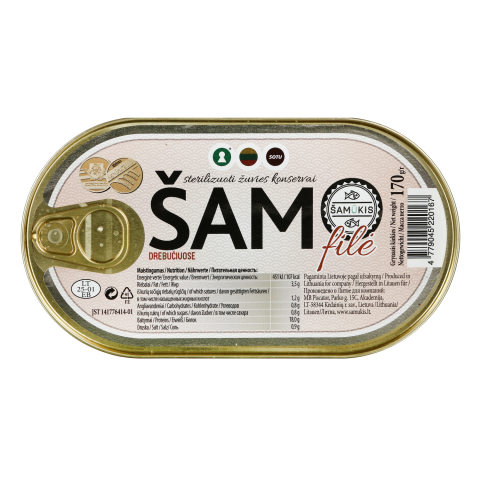 Konservai ŠAMO filė drebučiuose ŠAMŪKIS, 170g