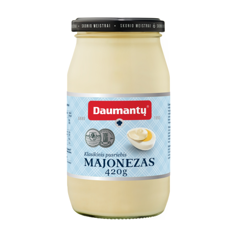 Pusriebis KLASIKINIS DAUMANTŲ majonezas, 420g