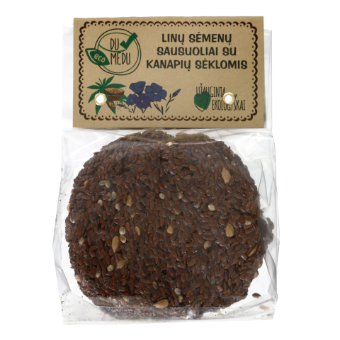 Ek. linų sėm. sausuoliai su kan. DU MEDU,150g