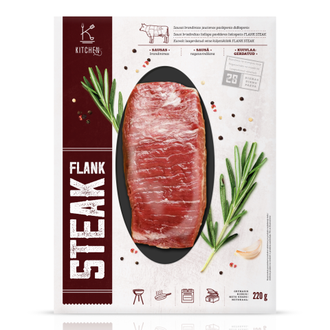 Brand. jautien. didkepsnis FLANK STEAK, 220 g