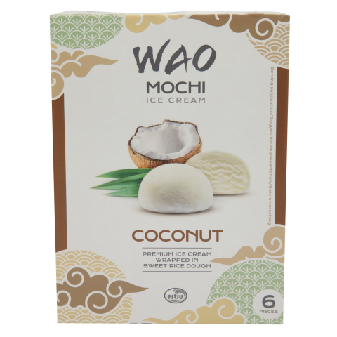 Kokosiniai ledai WAO MOCHI, 6x35g,216ml/210g